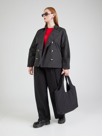 Manteau mi-saison 'VMCZoa' Vero Moda Curve en noir