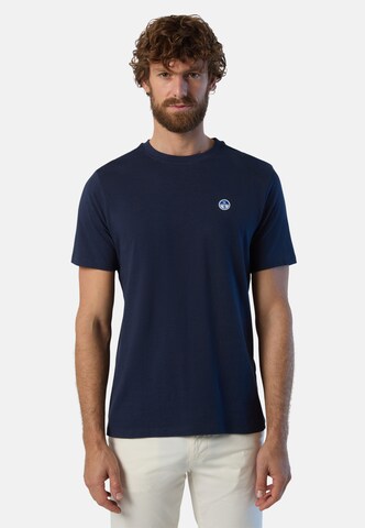 T-Shirt North Sails en bleu : devant