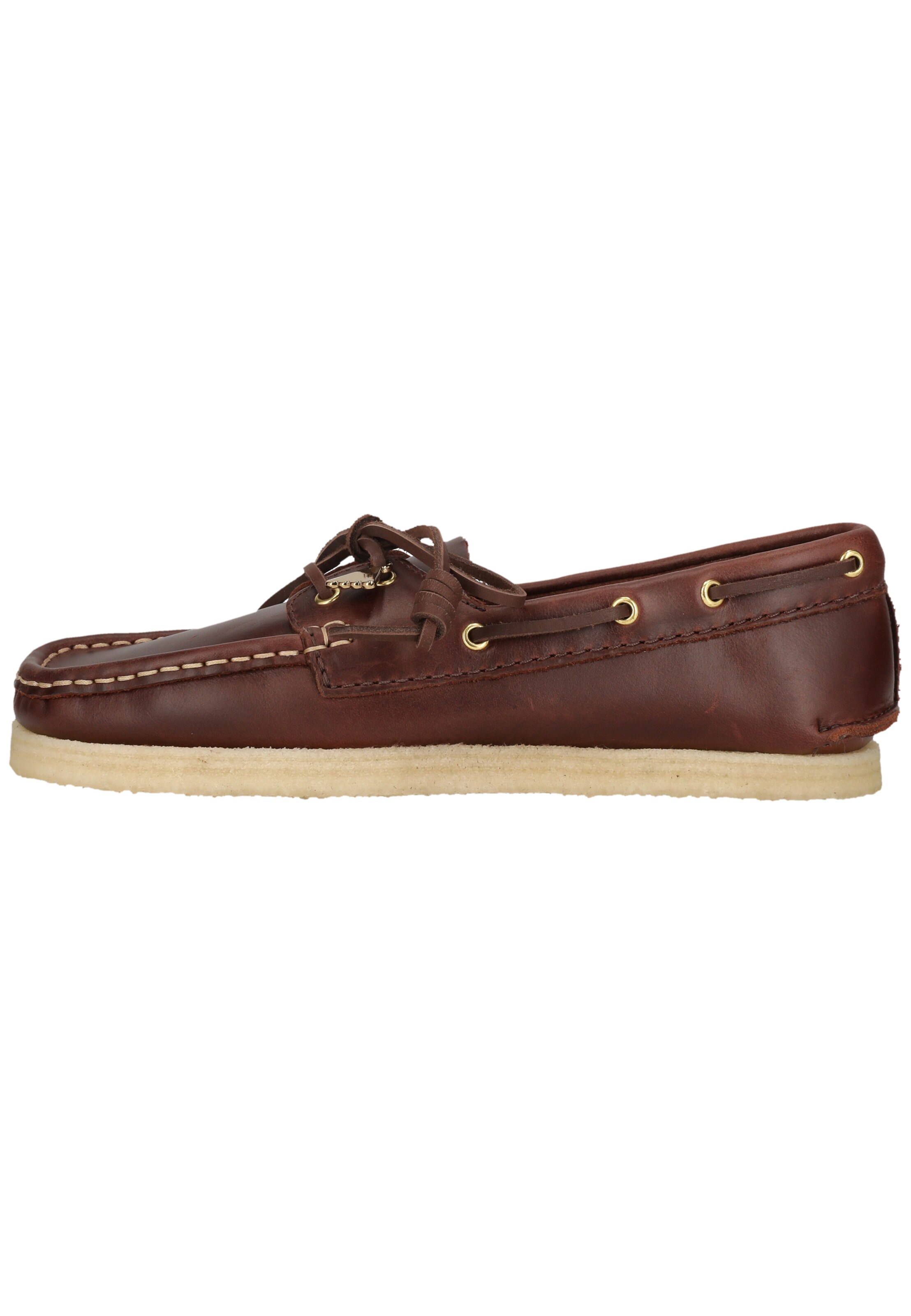 CLARKS Lace-up shoe 'Godney Boat' in Brown