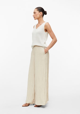 s.Oliver Wide leg Broek in Beige