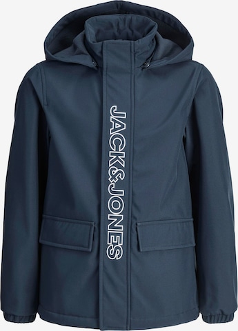 Jack & Jones Junior - Chaqueta funcional en azul: frente