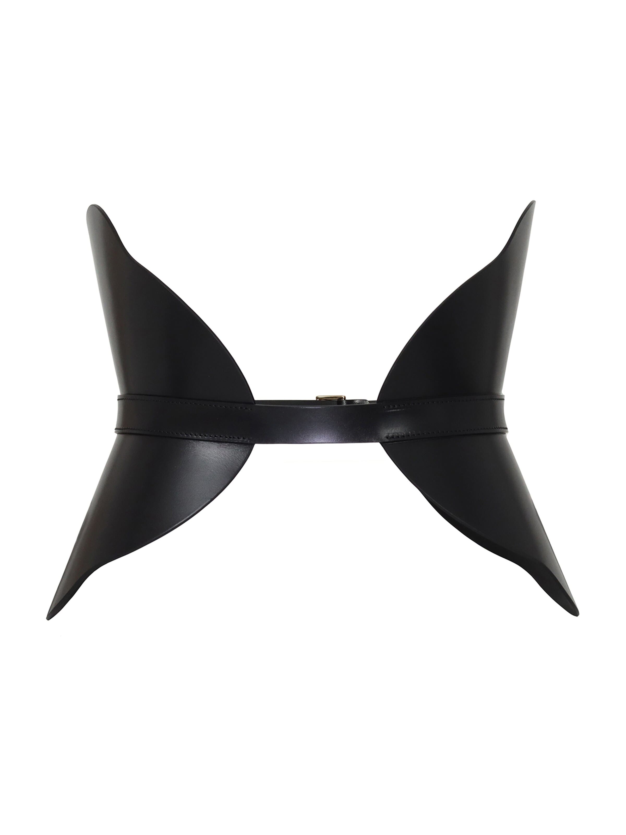 Haute Cuir - Cinturón 'Ivy' en negro: frente