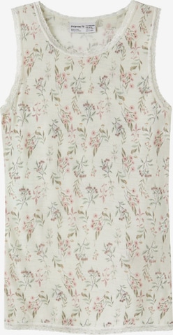 NAME IT - Camiseta térmica en blanco: frente