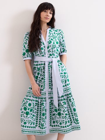 Phase Eight Dress in Blue: front
