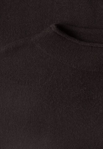 STREET ONE Kurzarm Pullover mit Turtle Neck in Braun
