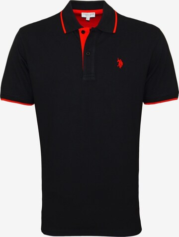 U.S. POLO ASSN. Shirt 'Fashion' in Zwart: voorkant