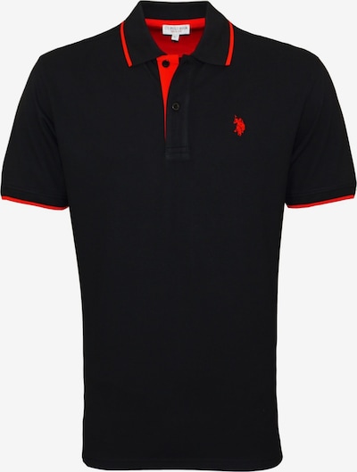 U.S. POLO ASSN. Shirt 'Fashion' in rot / schwarz, Produktansicht
