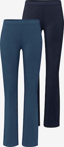 VIVANCE Boot cut Leggings in Blue: front