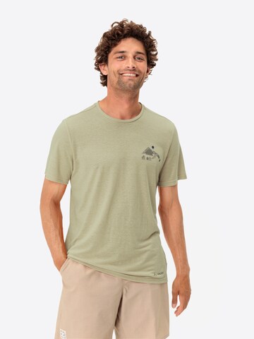 VAUDE Functioneel shirt 'Redmont' in Groen: voorkant