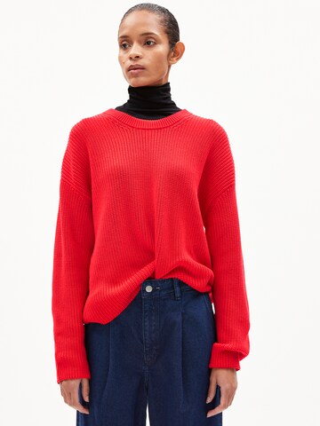 Pull-over 'NURIAAS' ARMEDANGELS en rouge