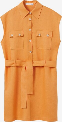 MANGO Shirt Dress 'Pepper' in Orange: front