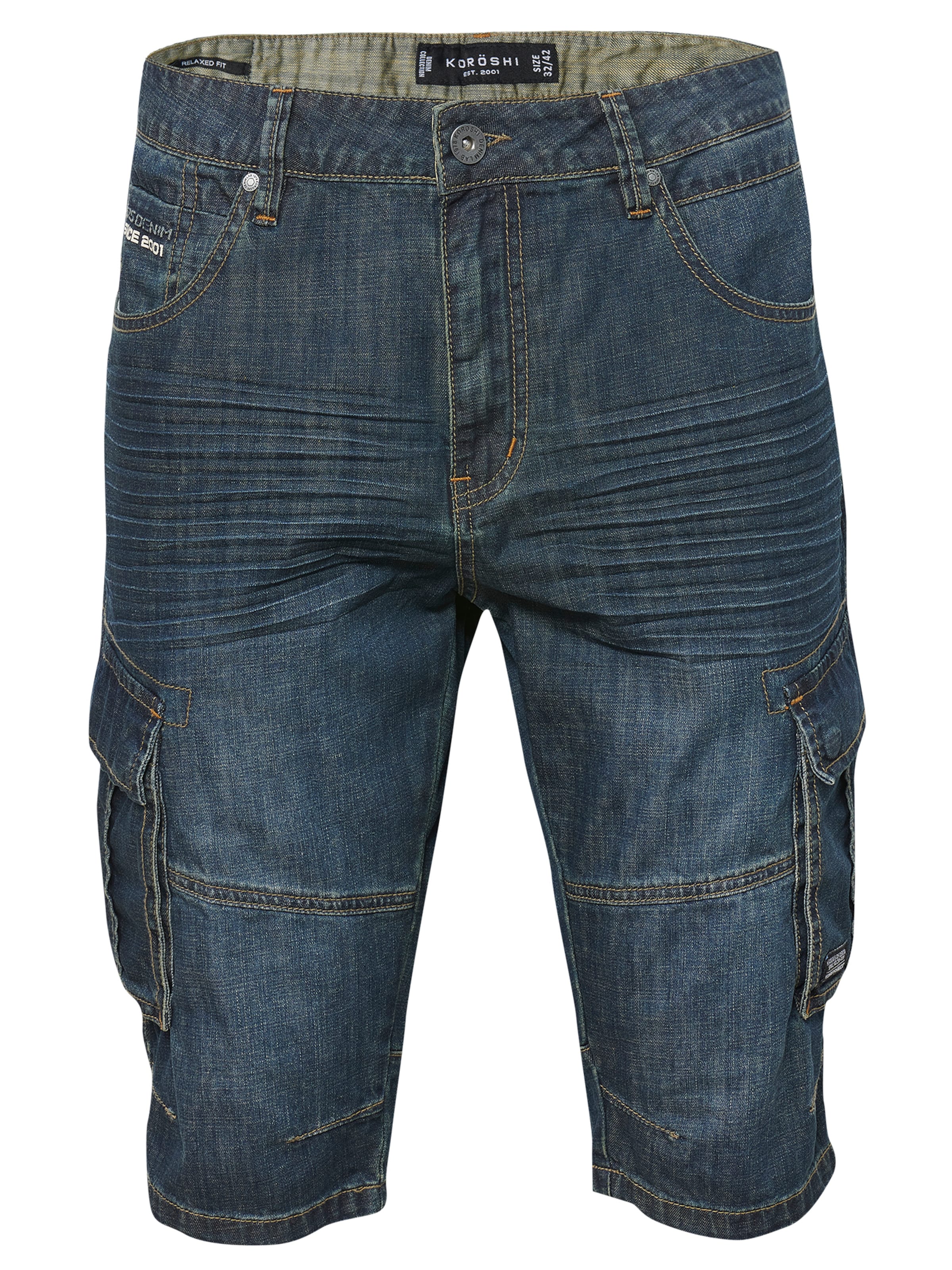 KOROSHI regular Pantalon vaquero cargo en Azul Oscuro ABOUT YOU