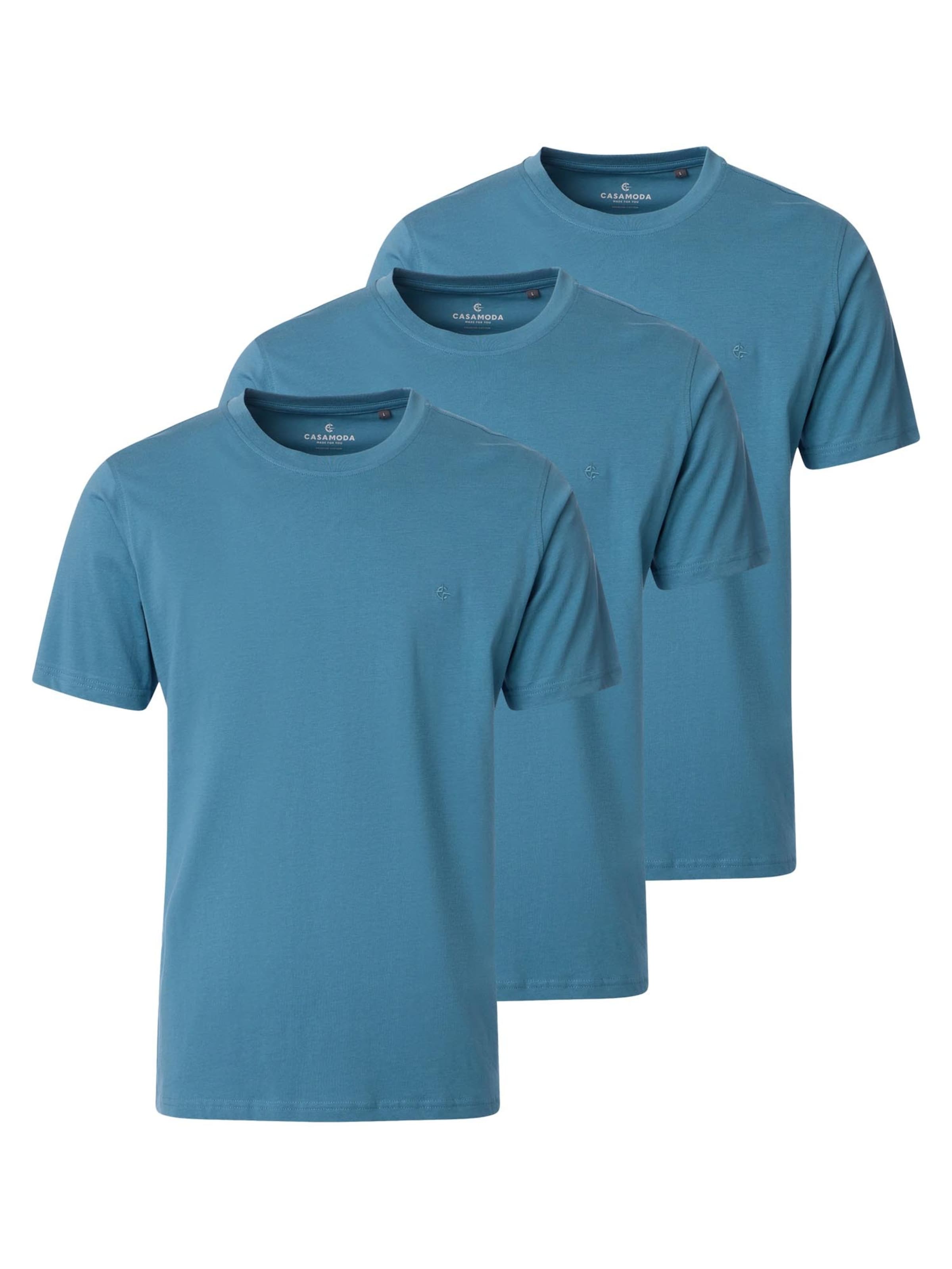 CASAMODA Shirt 'Basic'‌‌‌‌‌‌ in Blau: Vorderseite