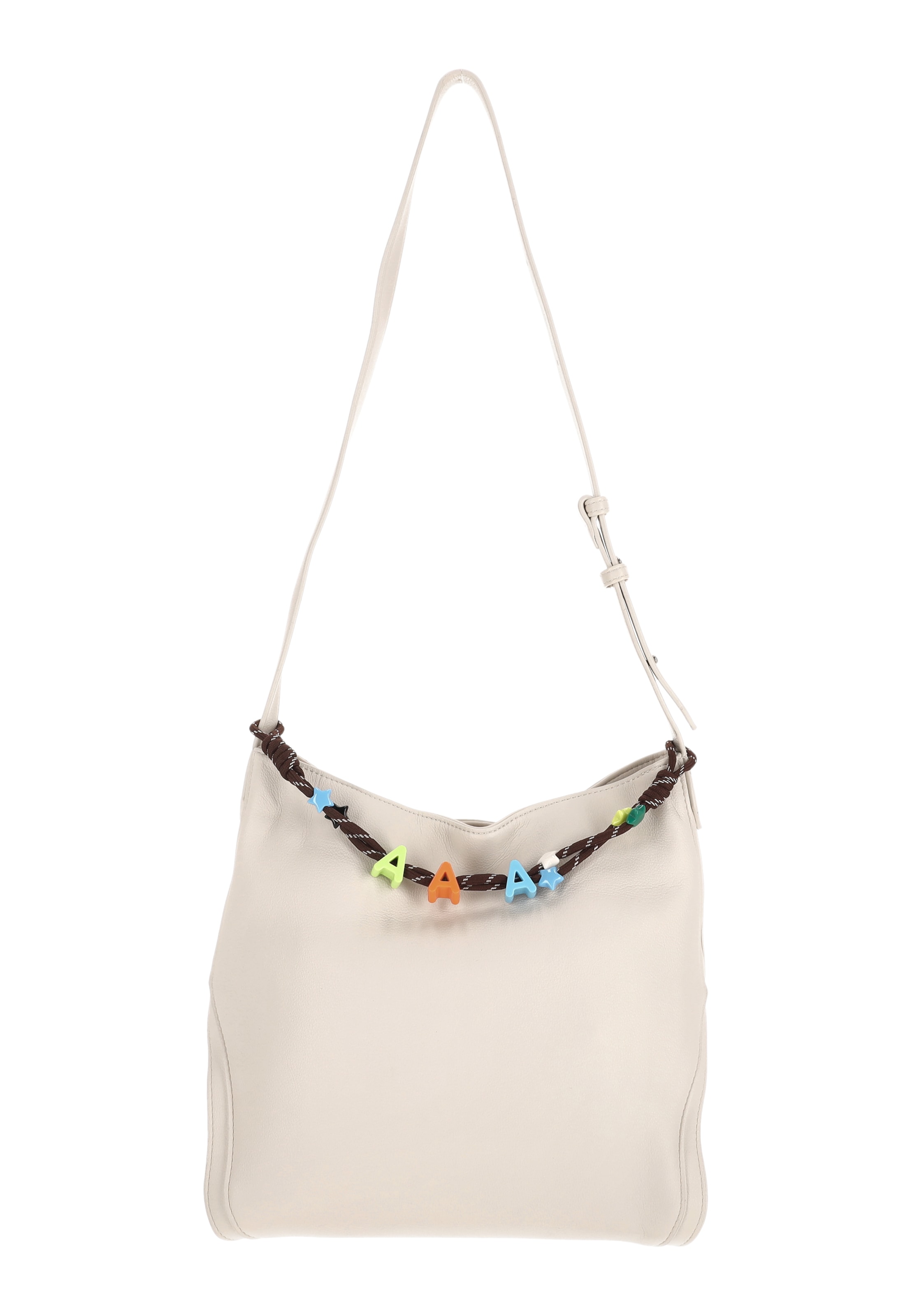 Sac bandoulière MYMO en blanc : devant