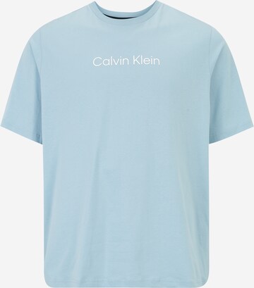 T-Shirt 'HERO' Calvin Klein Big & Tall en bleu : devant