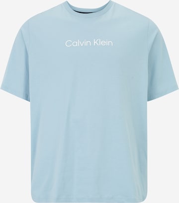 Calvin Klein Big & Tall Тениска 'HERO' в синьо: отпред