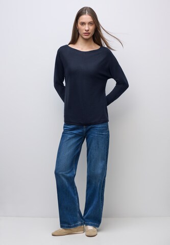 STREET ONE Sweater 'Dolman' in Blue