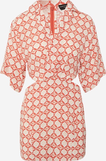 Dorothy Perkins Petite Dress in Orange / Pastel orange / White, Item view