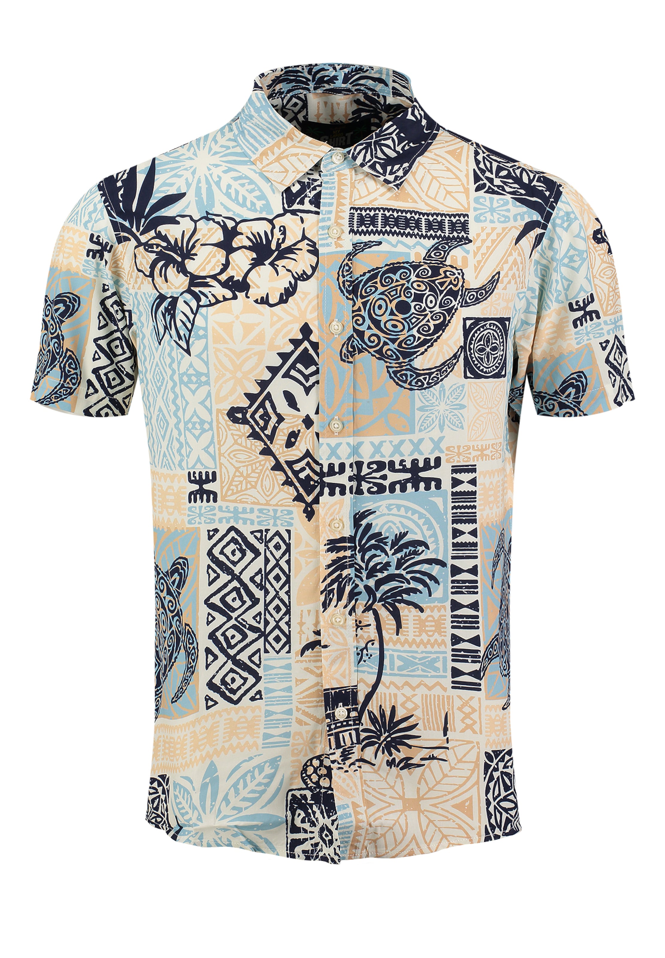 Key Largo Chemise business ' KLTAHITI ' en 47-48 en écru, Vue avec produit