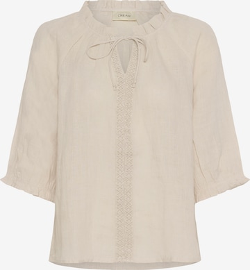 Chemisier Cream en beige : devant