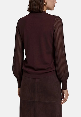 zero Pullover in Braun