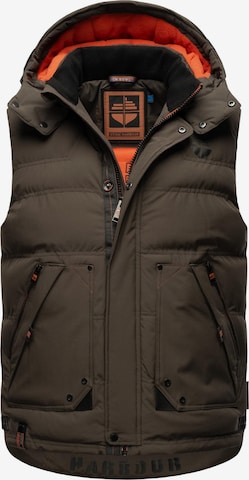 STONE HARBOUR Vest 'Egoor' i brun: forside