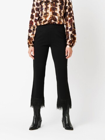 TONI Regular Pants in Black: front