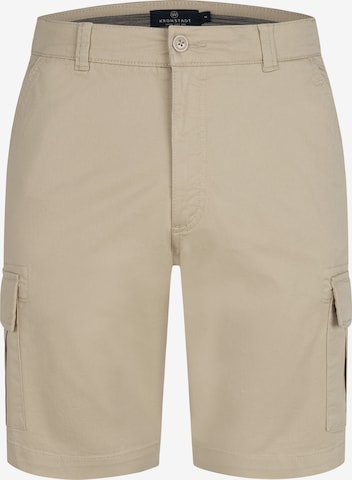 Pantalon 'Allen' Kronstadt en beige : devant