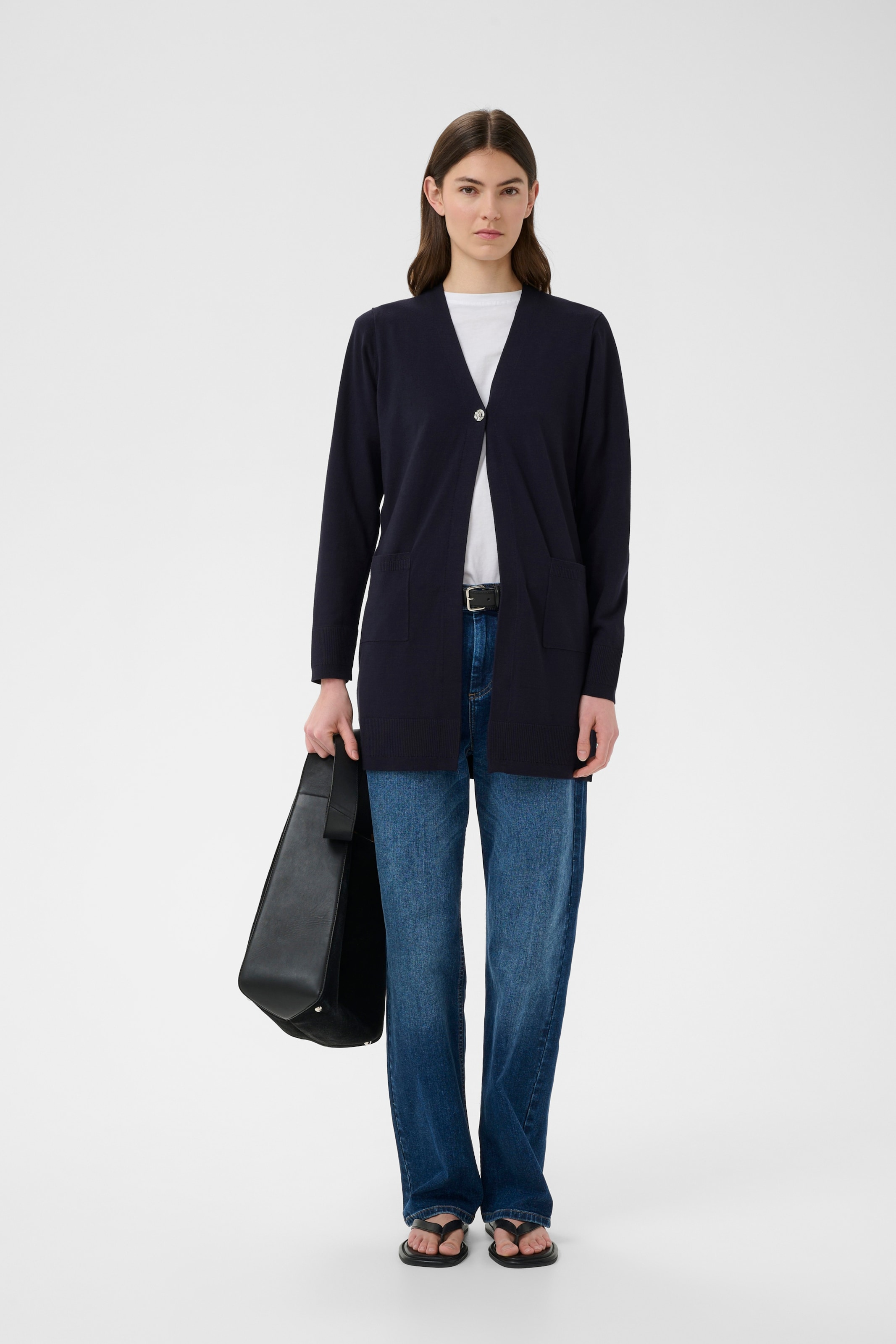 InWear Cardigan 'MIKO' i blå