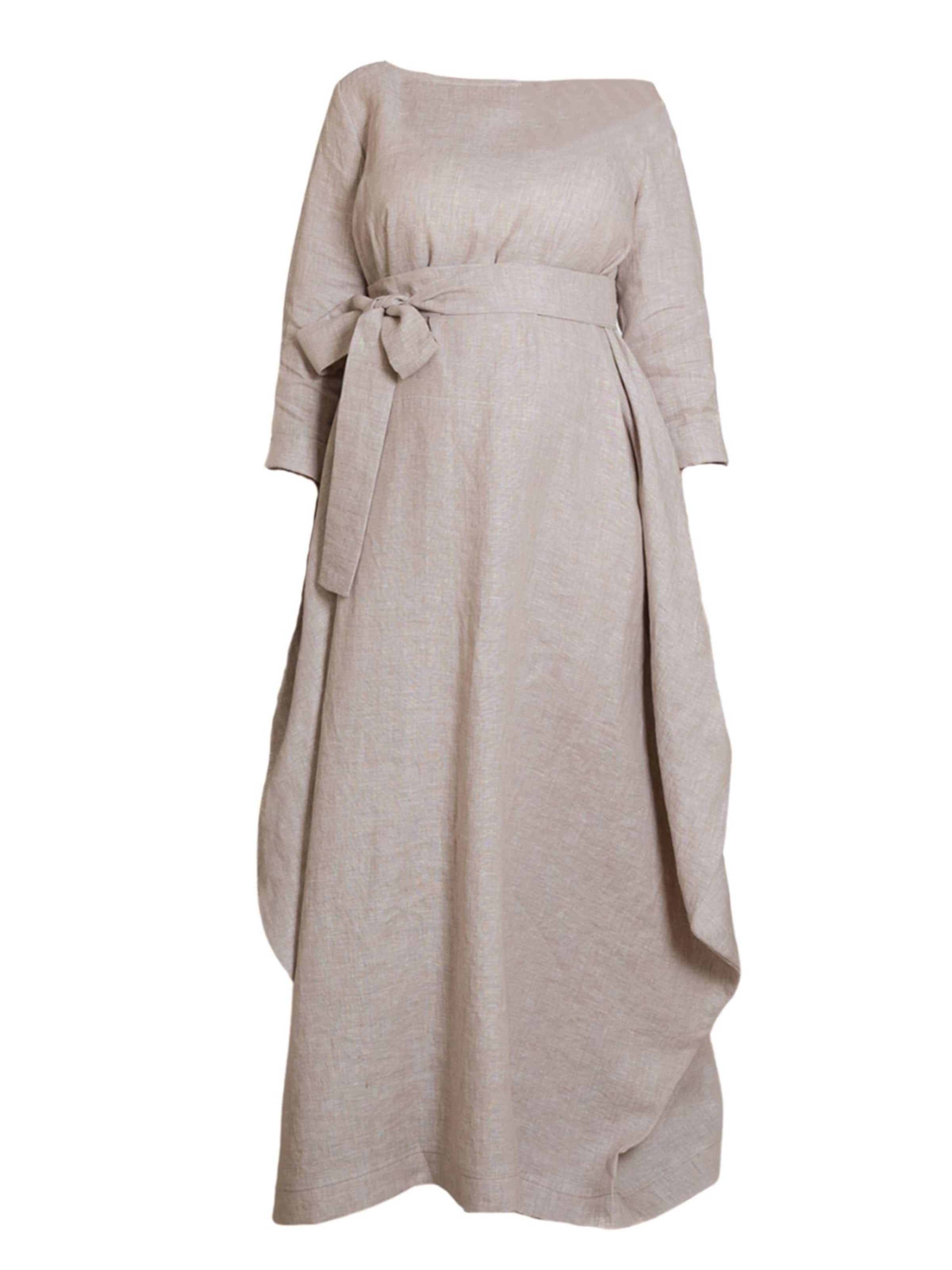 Nikka Place Oversized jurk 'Azalea' in de kleur Natuurwit, Productweergave