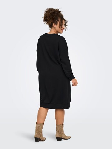 ONLY Carmakoma Jurk 'CARSANTA XMAS' in Zwart