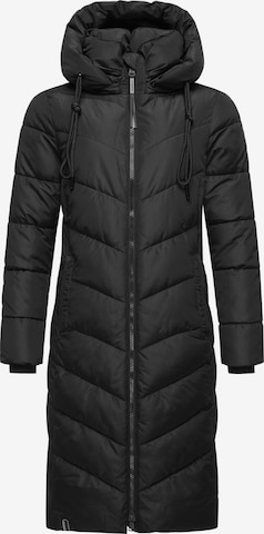 Manteau d’hiver 'Sahnekatzii XIV-1' MARIKOO en noir : devant