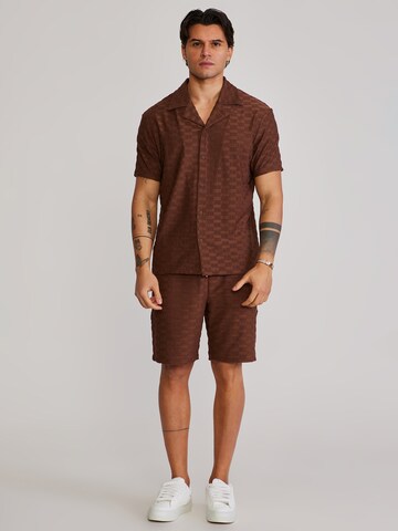 Regular Pantalon SikSilk en marron