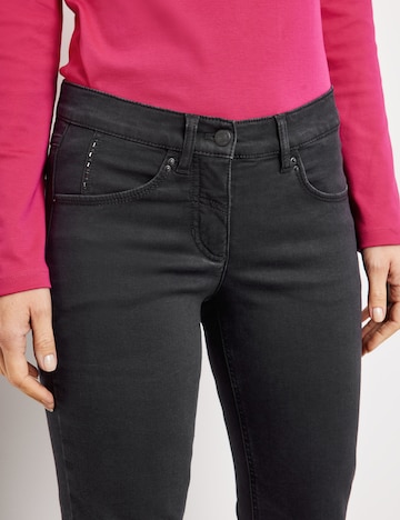 GERRY WEBER Regular Jeans i svart
