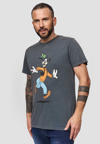 Recovered Shirt 'Disney Excited Goofy' in Black