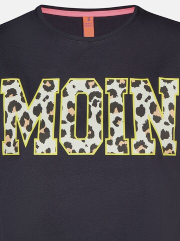 salzhaut Shirt 'Steentje - Moin' in Blauw: voorkant