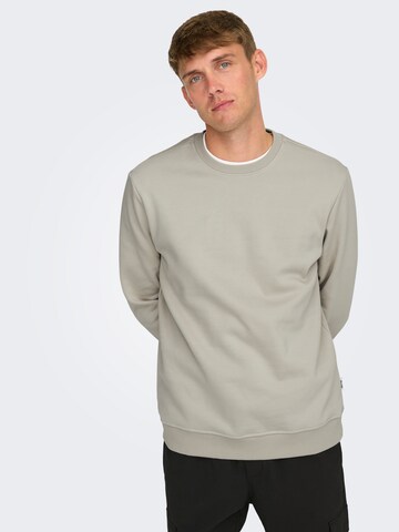 Only & Sons Sweatshirt 'CONNOR' in Grijs