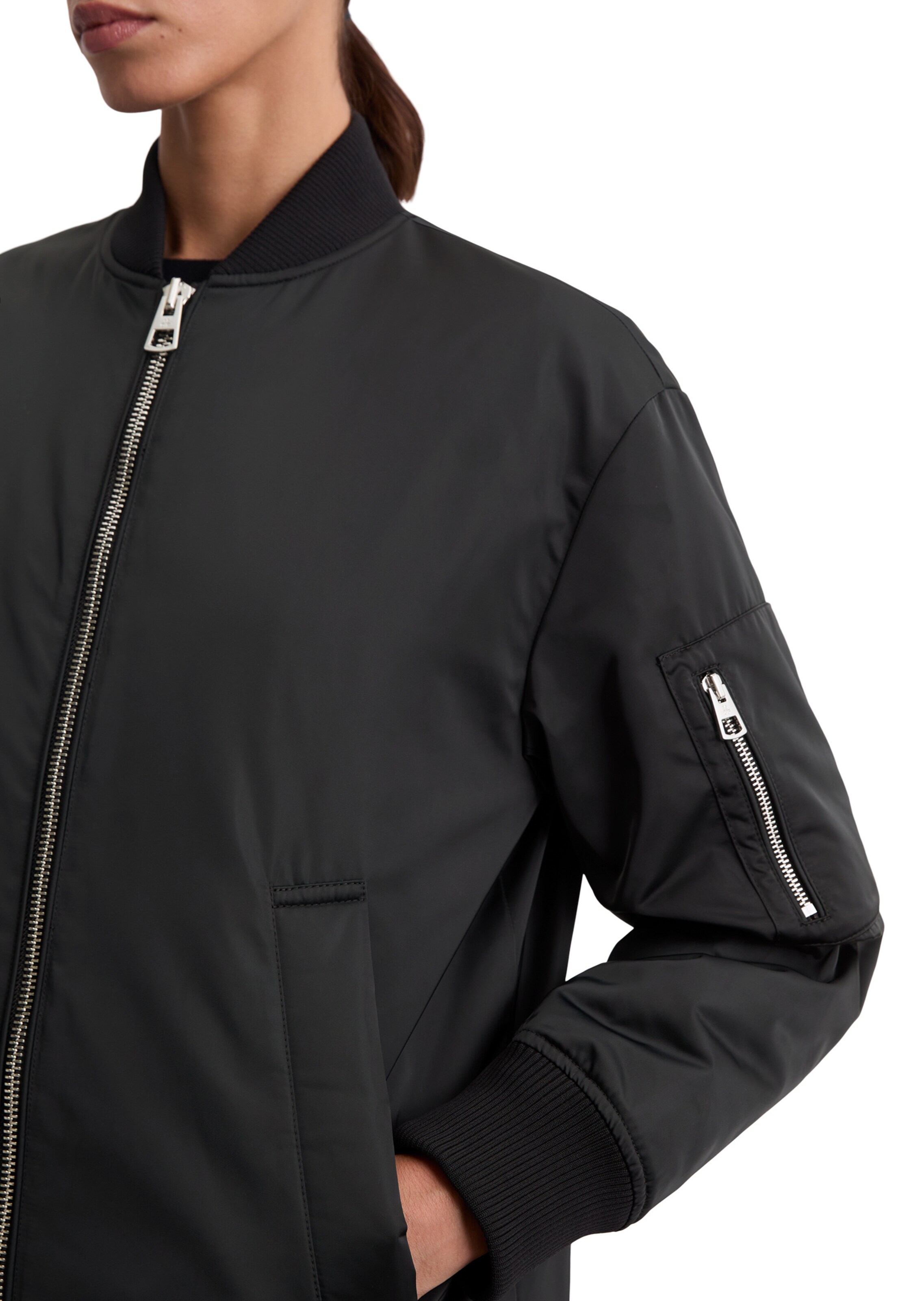 Marc O'Polo Mantel in Schwarz