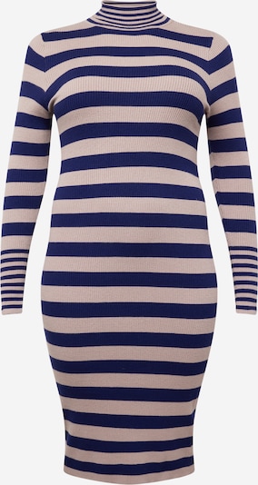 Vero Moda Curve Robes en maille 'MAXINE' en bleu marine / mauve, Vue avec produit