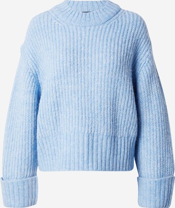 Gina Tricot Пуловер в синьо: отпред