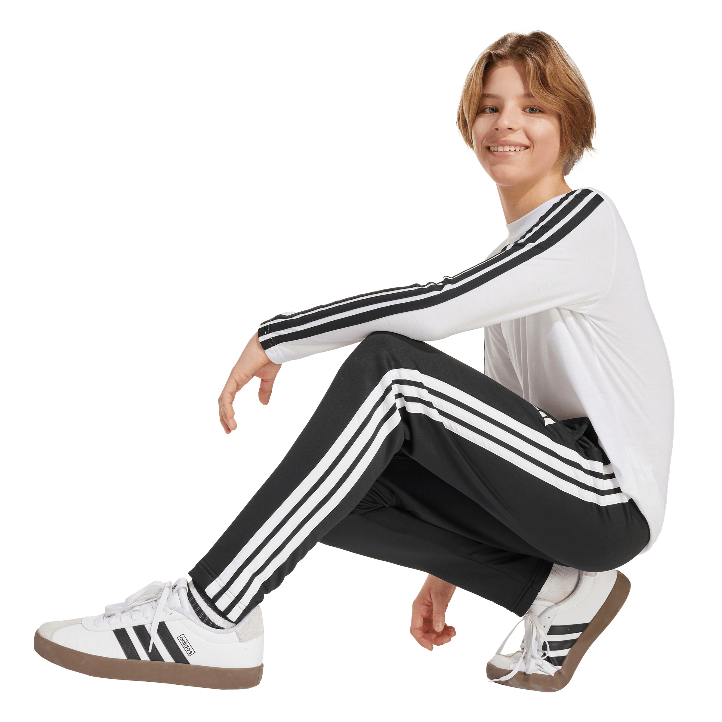 ADIDAS SPORTSWEAR Normalny krój Spodnie sportowe 'Train Essentials' w kolorze czarny