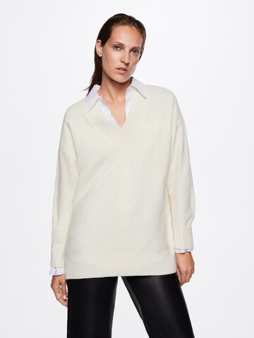 Pullover 'Taldorav' di MANGO in beige: frontale