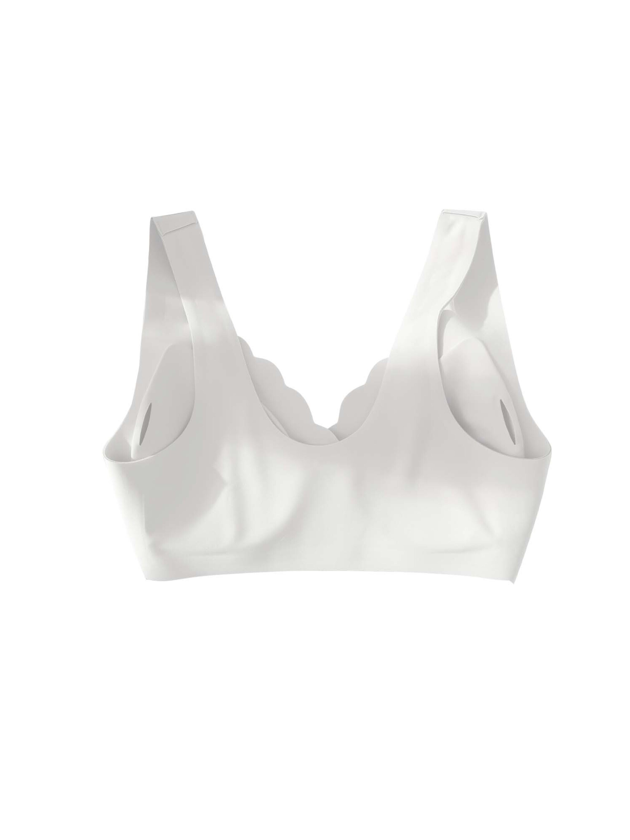 SHARICCA Bralette Bra 'Wire-Free' in White
