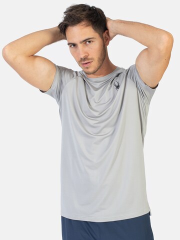 T-Shirt fonctionnel Spyder en gris