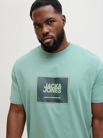 Jack & Jones Plus Μπλουζάκι 'JJRAIN' σε μπλε