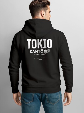 Neverless Sweatshirt 'Tokio' in Schwarz