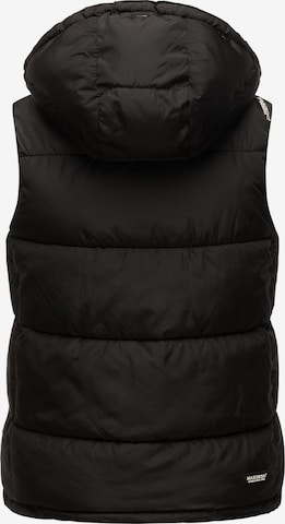 MARIKOO Vest 'Eisflöckchen' in Black