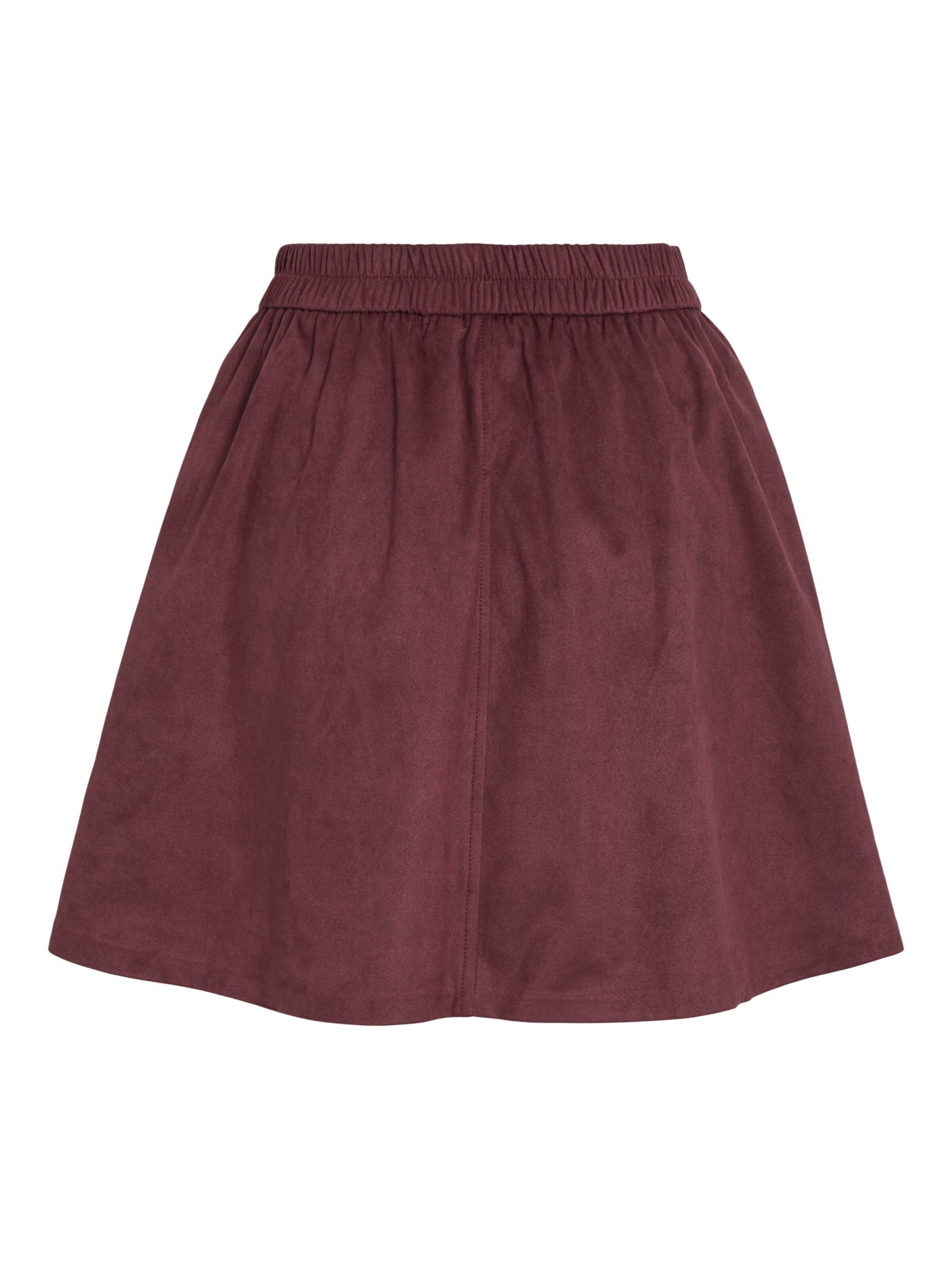 VILA Rok 'Choose' in Rood