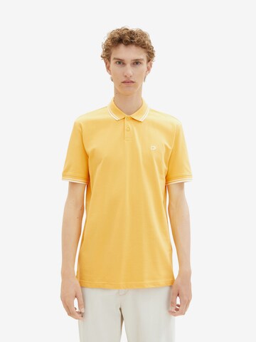 T-Shirt TOM TAILOR DENIM en jaune : devant