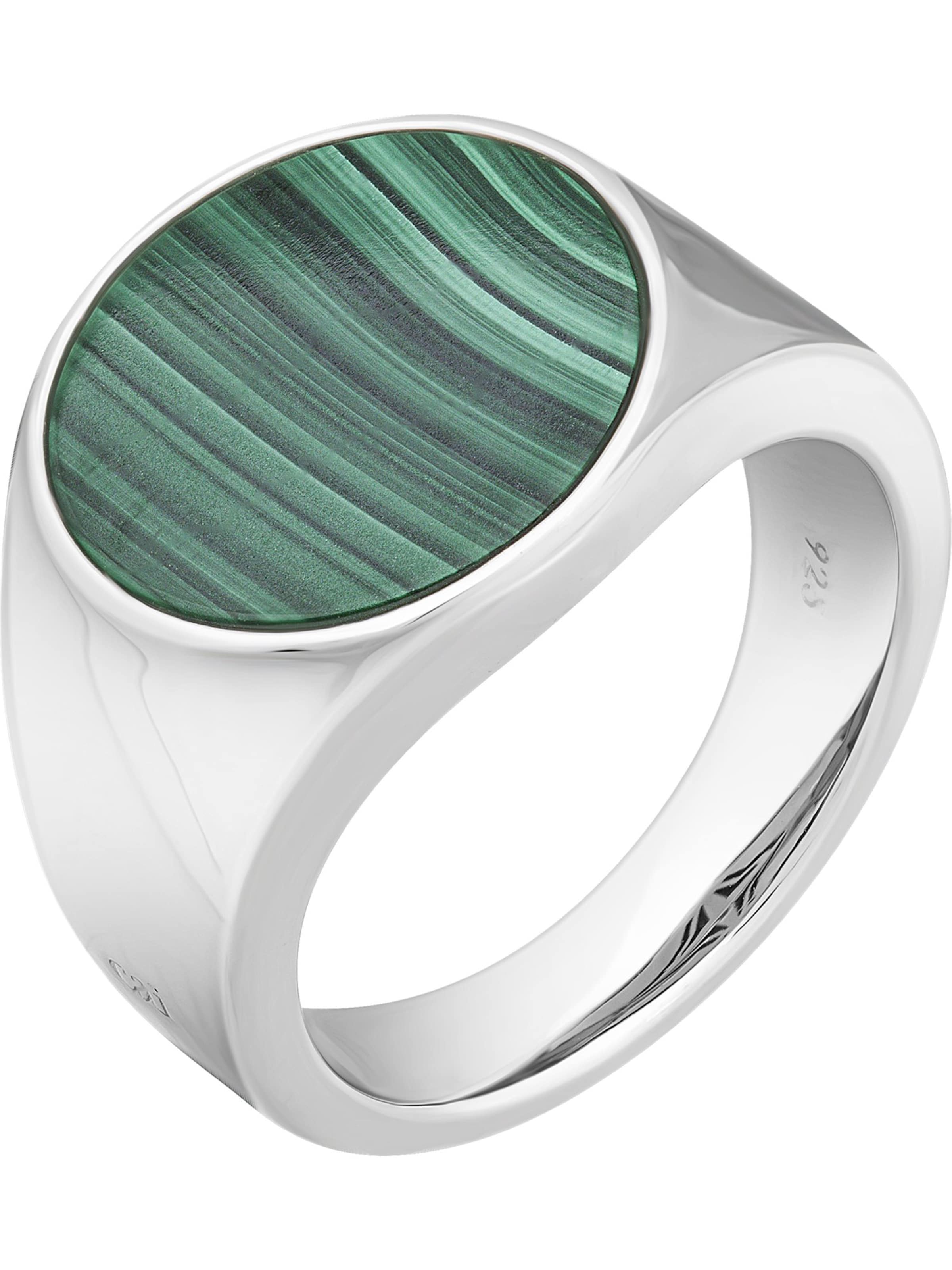 caï Ring in Grün: Vorderseite